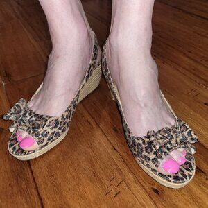 Franco Sarto Animal Print Wedge 3" Espadrille Heel